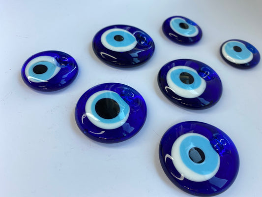 Evil Eye Bead, 3pcs, 1,5 inch, Glass beads, Necklace, Pendant, Wedding Favor, Christmas gift, Home decor