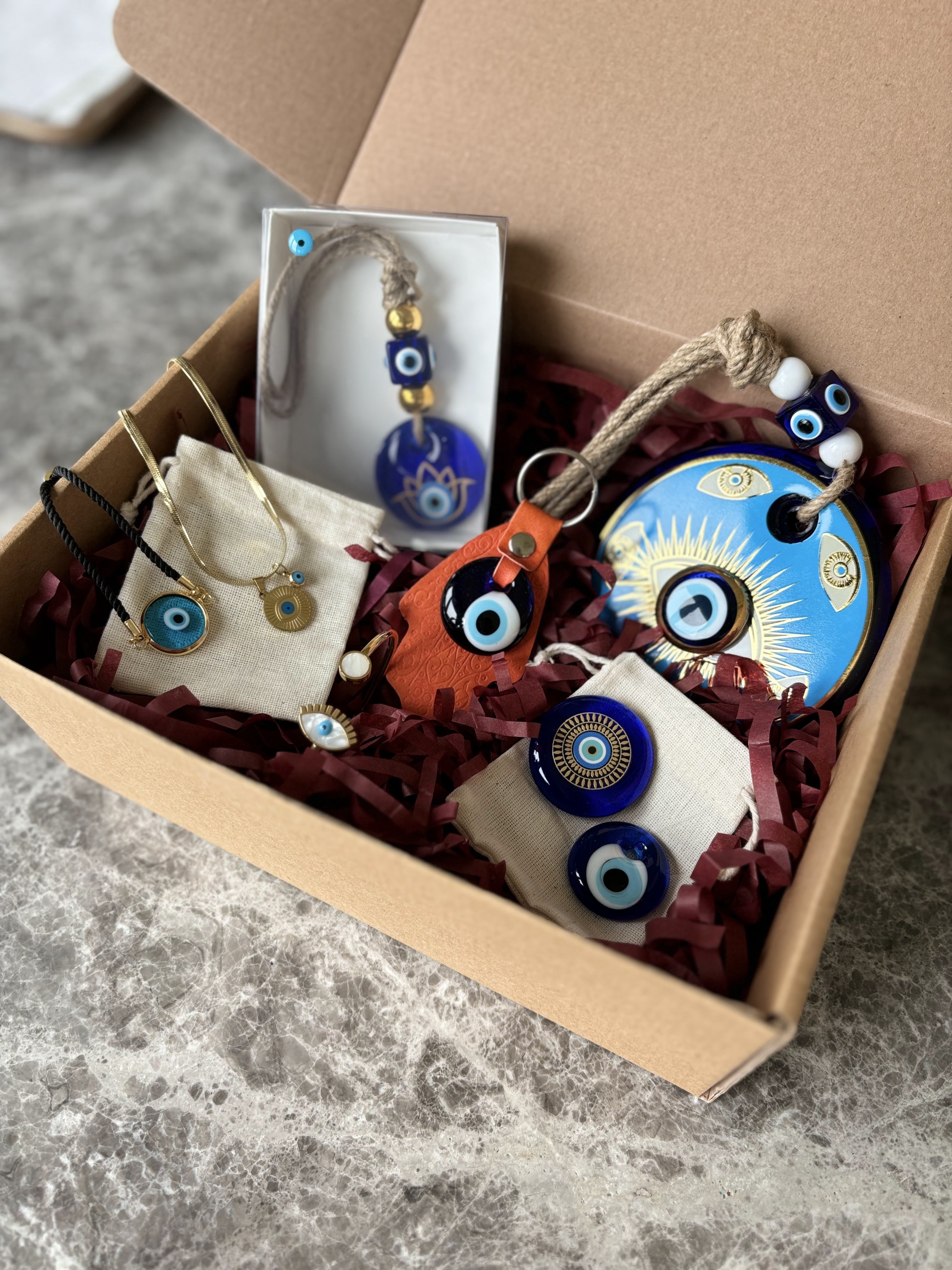 Stained shops Glass Gift Box Evil Eye/Gift Box Napkin Holder/Gift Box Gift/Organizer Gift/Personalized Gift/Gift box/Rosh Hashanah Gift Idea